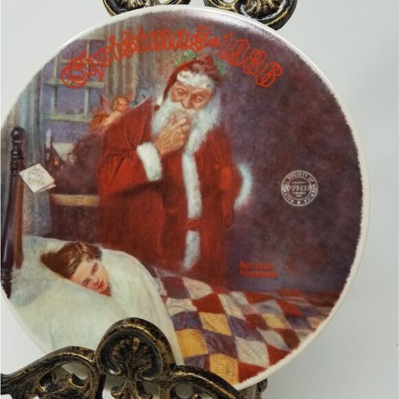 Norman Rockwell Deer Santy Claus Collection 1986 - Picture 2 of 7